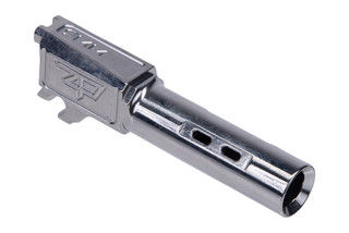 Zaffiri Precision P365 9mm Ported Barrel has the "ZP" logo machined on the port